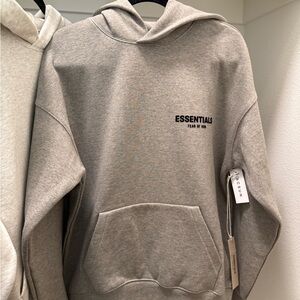 Fear of God Essentials Hoodie Dark Oatmeal NWT 100% Authentic Unisex